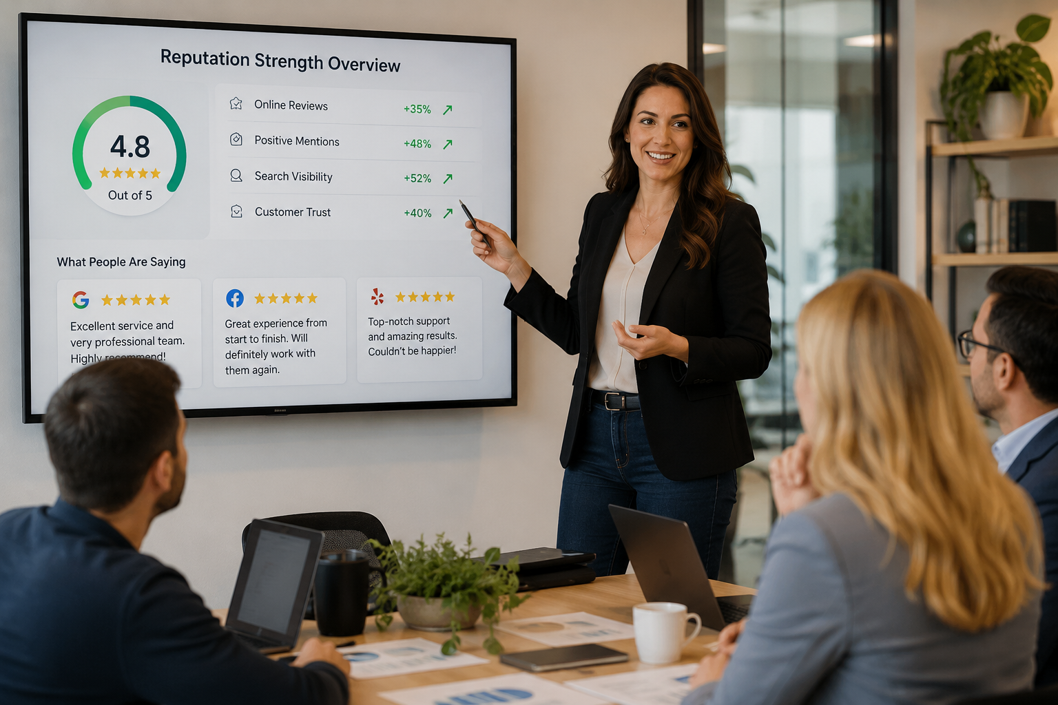 Brand credibility growth